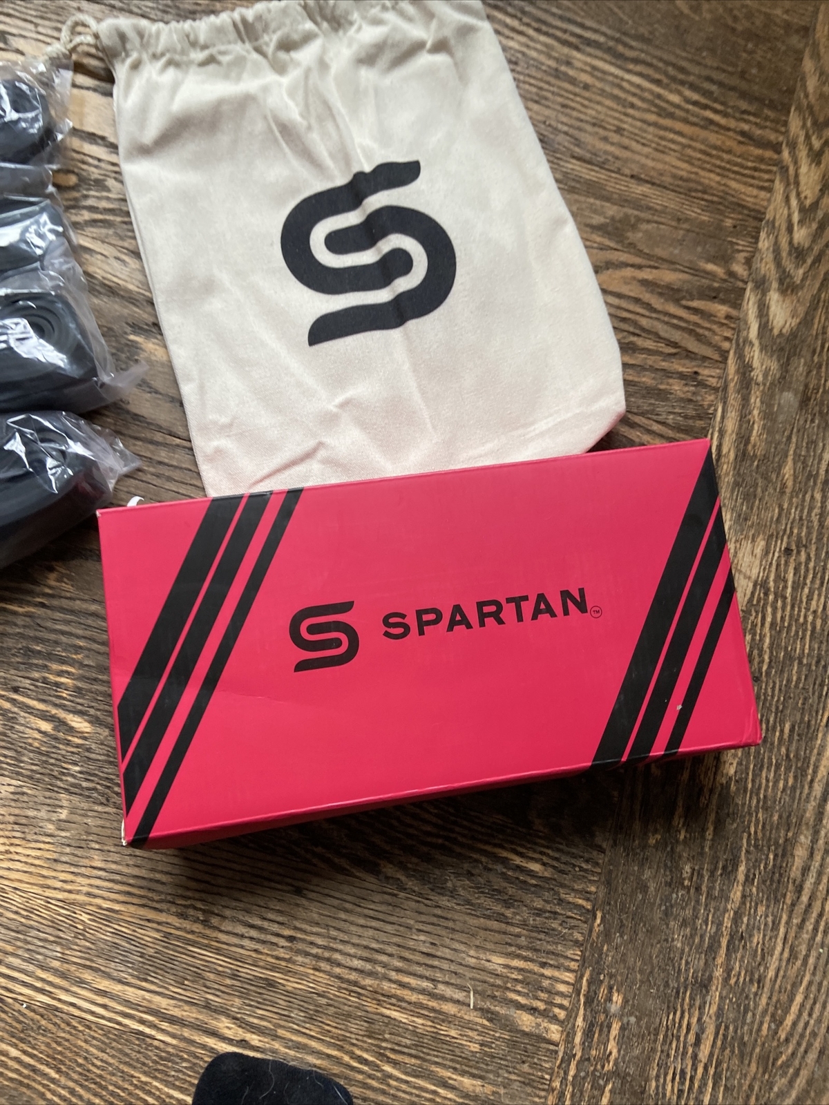 NEW Spartan Resistance Band Set Premium Quality Latex 4 Resistance Levels XFIT