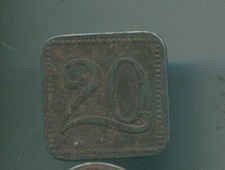 Hamburg Hochbahn 20 Pfg Kleingeldersatz  (124)