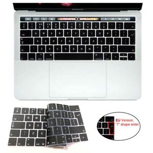 Uk English Soft Rubber Keyboard Cover Skin For 19 Macbook Pro 13 15 Inch Ebay