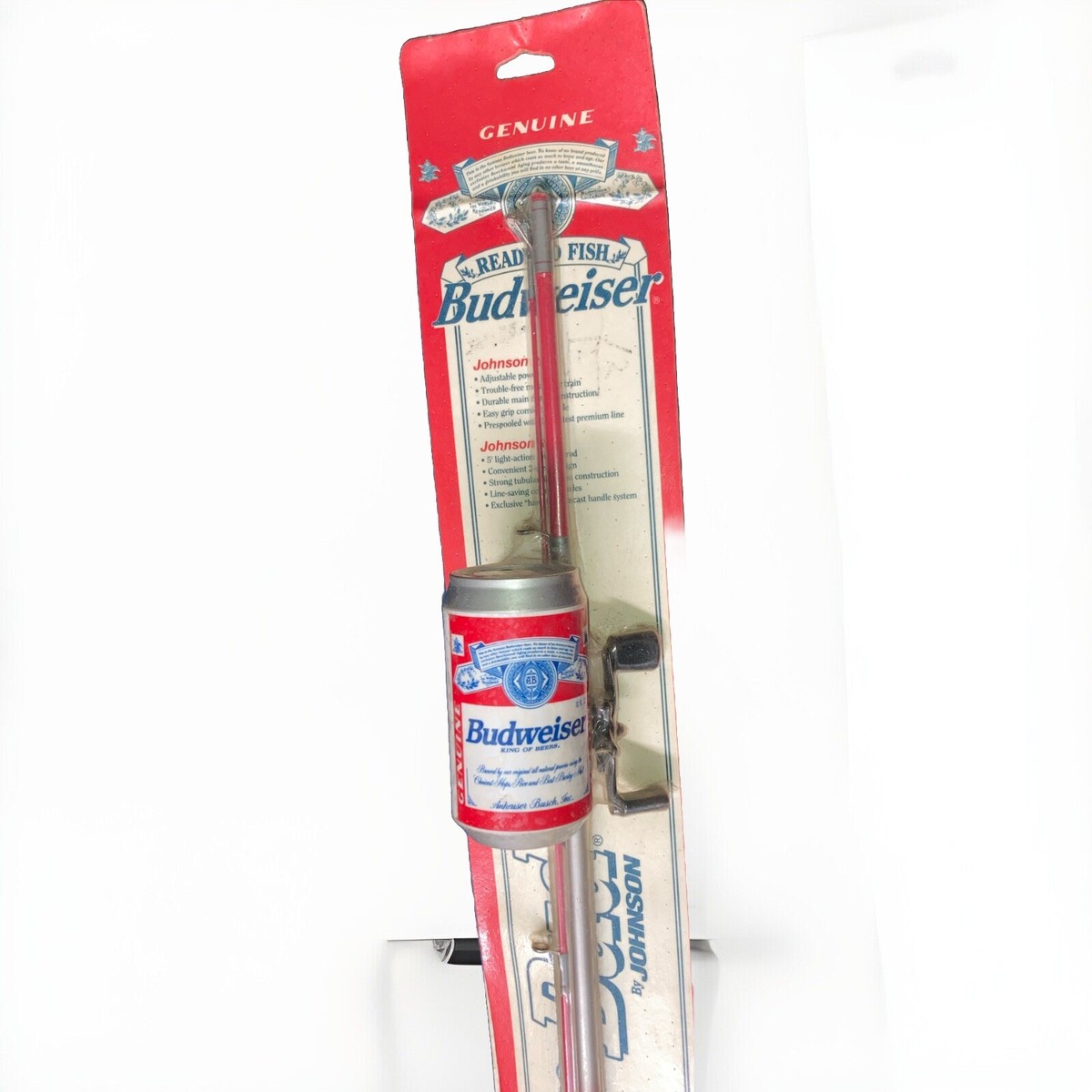 ジョンソン　バドワイザーロッド Budweiser Beer 1995 Johnson Fishing Bud Fishing Pole Rod
