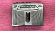 Sony WM GX 221 Walkman Cassette Player Tape Plays Slow Radio Works Battery Leak