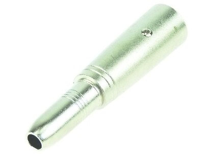 ADAM HALL Adapter XLR Stecker male auf 6,3 mm Klinke mono female Audio Verbinder