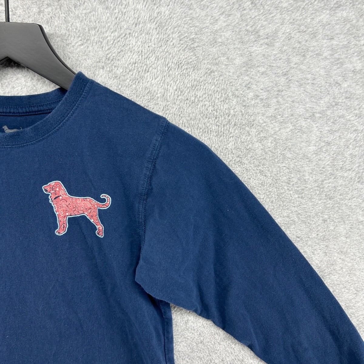トップス The Black Dog L/S shirt The Black Dog Shirt Girls Size Small 6 Blue Long Sleeve