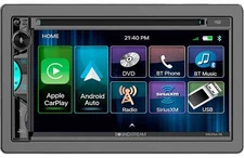 SOUNDSTREAM DOUBLE DIN 7" DVD CD BLUETOOTH APPLE CARPLAY ANDROID AUTO SIRIUSXM