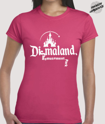 Dismaland Damen T-Shirt cool Banksy Design urbaner Künstler Graffiti Kunst Themenpark