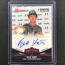 2022 Bowman Chrome Kyle Hurt All-american Game Auto 16/199