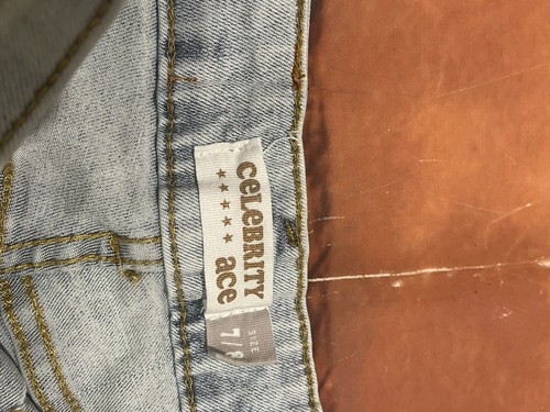 Celebrity Ace Jeans Blue Kids Girls Shorts Size 7/8 Pre Owned - Picture 2 of 5