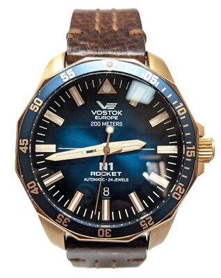 Vostok Europe N1 Rocket Automatik Uhr Kaliber Seiko NH35A Oversize Jumbo M