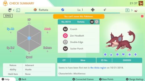Shiny Spinda Furfrou Patrat Sonstige* "Home Locked" für Pokemon Home - Bild 2 von 13