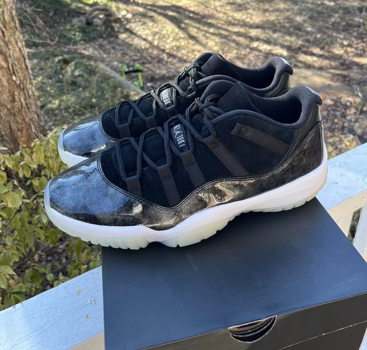 Jordan 11 Retro Low Barons‎ Black Size 8 Black *Read* Jordan 11 Retro Low Barons Men main image 2