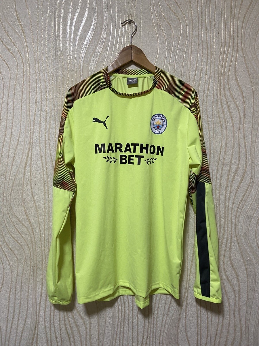 MANCHESTER CITY 2019 2020 TRAINING RAIN SHELL SWEATSHIRT PUMA 756756-19 sz  L MEN