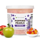 Tea Zone Rainbow Popping Pearls/Popping Boba/Bursting Boba(6.8 lbs) for Boba Tea