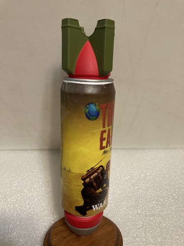 WAR HORSE BREWING TIRED OF EARTH NEIPA BIG BOMB draft beer tap handle. NEW YORK - Picture 3 of 12