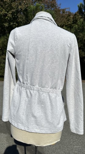 Lucy Activewear Sweater Gray Small Cardigan Wrap Active Modern Womens - Picture 2 of 10