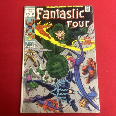 Fantastic Four #83 (Marvel Comics February 1969) 2nd Franklin Richards