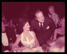Bob Hope Cyd Charisse Tony Martin original 5x4 candid transparency 1953 rare