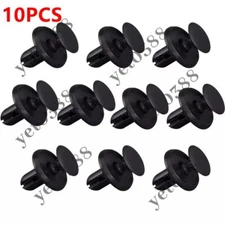 10pc 6mm Hole Nylon Push-Type Retainer Clip for Some Subaru & Mitsubishi Models