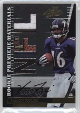 2007 Playoff Absolute Memorabilia Die-Cut NFL Signatures Yamon Figurs Auto 2u3