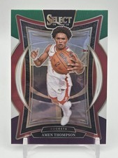 24-25 Panini Select - Amen Thompson #59 Concourse Green White Purple Prizm