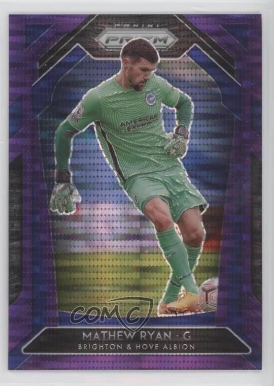 2020-21 Panini Prizm Premier League Breakaway Violet 29/99 Mathew Ryan #166 0n8h