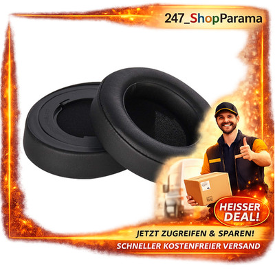 Ersatz Ohrpolster für Razer Kraken 7.1 V2 & Pro V2 Gaming Kopfhörer Schwarz