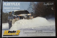 Fisher Snow Plow Fleetflex - Minute Mount 2 Owners Manual