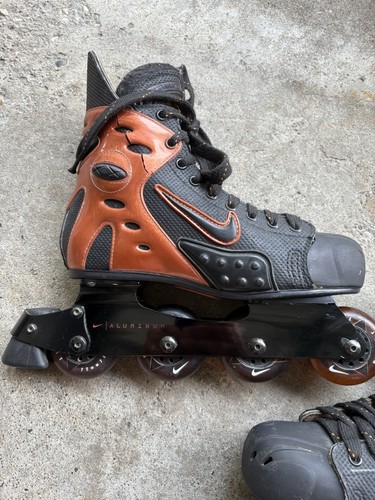 Nike Zoom Air Agitate Street Hockey Roller Blades Inline Skates Size 9 See Pics. - Picture 5 of 24