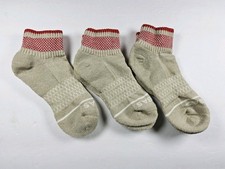 Bombas Merino Wool Athletic Quarter Socks Lot Of 3 Pairs Youth Size