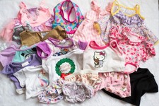 18 Piece Girl BUILD-A-BEAR Clothing/clothes LOT Dresses/Underwear/Shirts B 