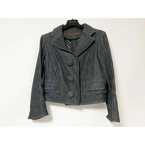 LOUIS VUITTON（LV） Giacca donna LOUIS VUITTON spedizione gratuita multi denim grigio nero cotone 34 buona