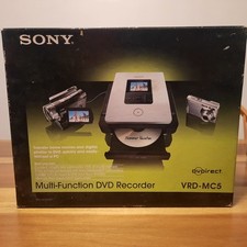 Sony VRD-MC5 Multi-Function DVD Recorder Handy Cam Transfer Box  Manual NEW