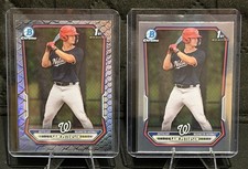 2026 Bowman #BCP-122 Sam Petersen 1st Chrome Reptilian Refractor + Chrome Base