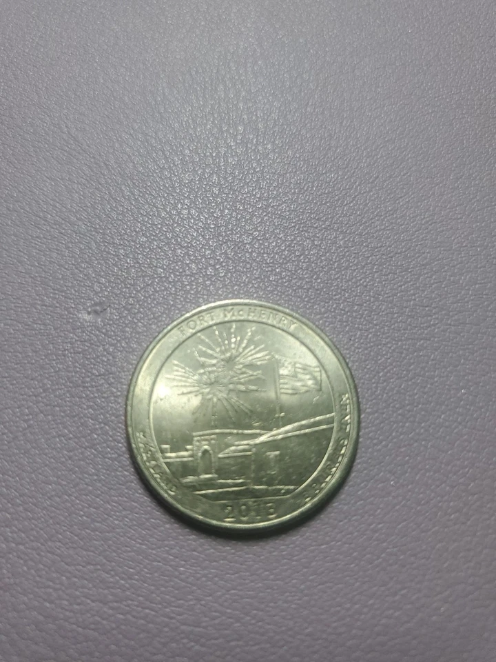 2013 P-MS Fort McHenry Park Quarter.   - Image 2 of 4