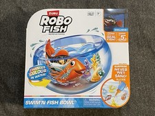 New Robo Fish by ZURU / Color Changing / Swim'n Fish Bowl / Ages 3 Sealed