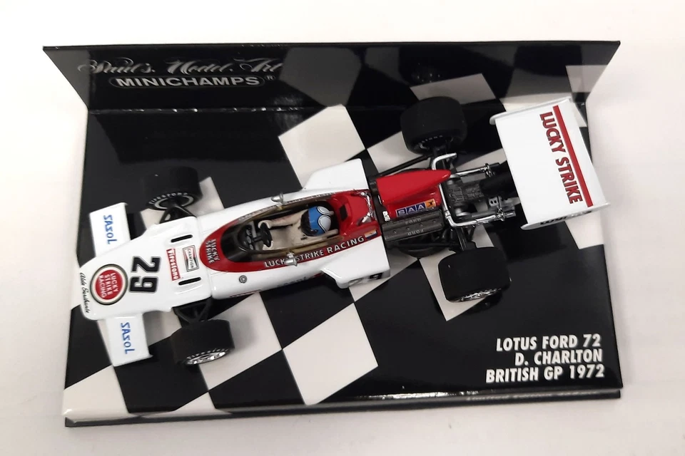 Lotus 72D / D. Charlton - British GP 1972 / MINICHAMPS 400 720 029 / 1:43 - Bild 3 von 4