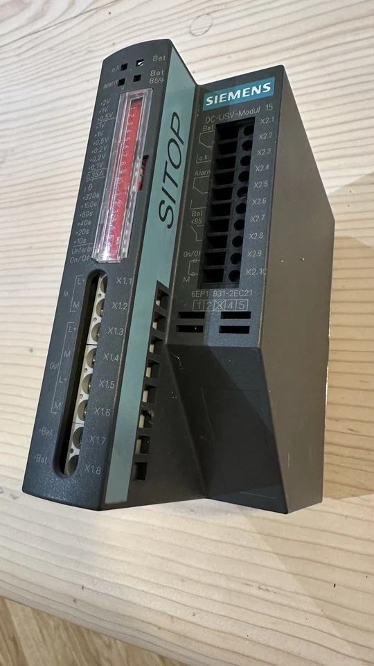 SIEMENS 6EP1 931-2EC21 SITOP DC-USV-MODUL 24V / 15A