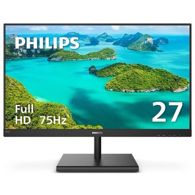 PHILIPS 271E1S 27'' Frameless Monitor, Full HD IPS 1080P, 124% sRGB, FreeSync