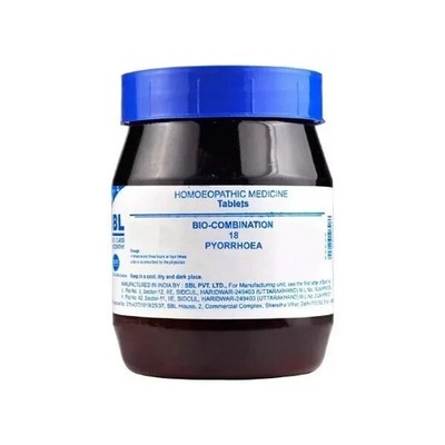 SBL Bio-Combination 18 Tablets 450g | Gum & Tooth Relief | Free Ship