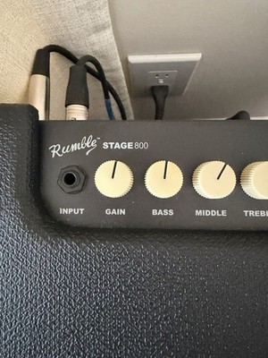 Fender Rumble Stage 2x10'' 800W Bass Combo Amplifier