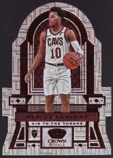 2019-20 Panini Crown Royale Air To The Throne Red Darius Garland #6  17/49