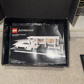 Lego architecture farnsworth house with box and manual