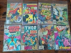 Marvel Comics Lot of 8 Vintage Comic Books Spiderman Iron Man Thor Hulk 70s 80s