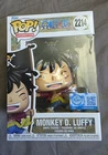 Funko Pop One Piece Monkey D. Luffy with Flag #2214 Funko Exclusive