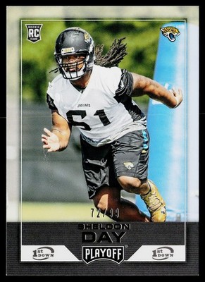 2016 Playoff Sheldon Day Rookie #261 1st Down /99 RC
