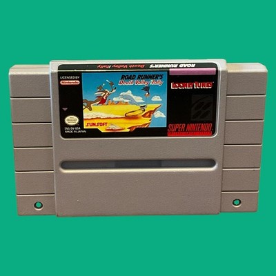 Road Runner's death Valley Rally Super Nintendo SNES NTSC US #