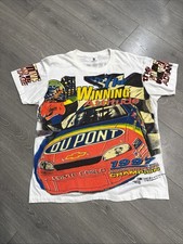 1997 NASCAR Winston Cup Champion Jeff Gordon Chevy DuPont Vintage All Over Print