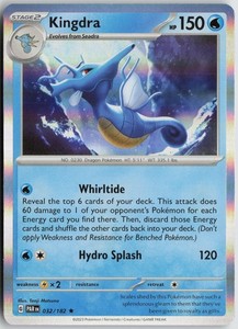Kingdra 032/182 Paradox Rift Holo Rare