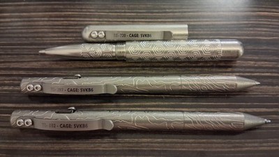 CountyComm Maratac 2x MaxMadCo Gen 2 Titanium Bolt Action & SS Embassy Pens