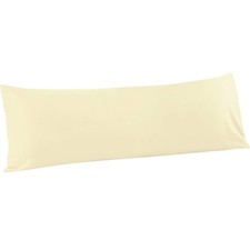 Body Pillow Case 20x54 Inches Soft Wrinkle Free, Beige