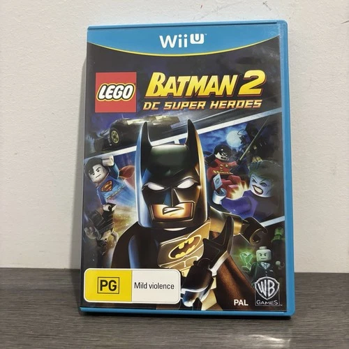Lego Batman 2 DC Super Heroes Nintendo Wii U Game Tested And Working Free Post